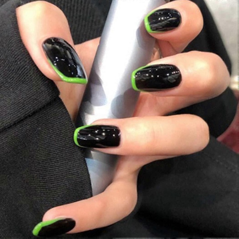 Reusable Press-On Nails for Women, Salon-Quality Mani Short Almond Reusable Press on Nails Long Lasting High Quality Abs Material for Wedding Prom