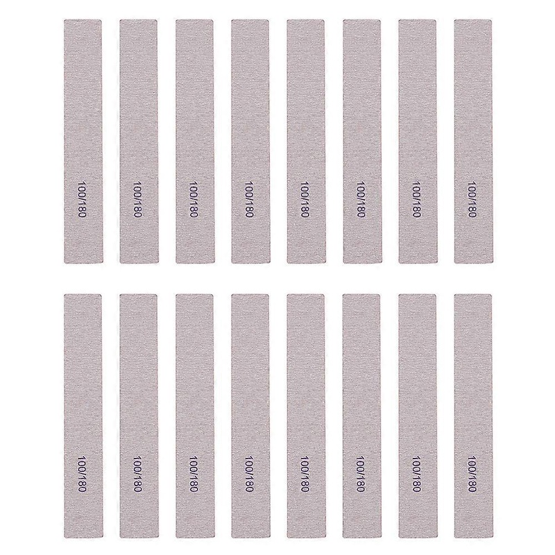 Reusable Washable Nail File, Coarse Nail File 16pcs Set for Shaping Acrylic And Fake Nails, Heavy Duty, Double Sided Emery Board, Professional Nail