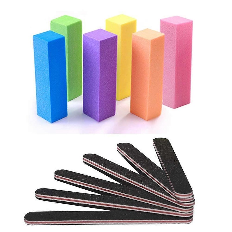 Round Top Design Light Touch Filing Tools, Salon-Quality Nail Buffering Files, Professional Nail File Set, Gift For Nail Art Lovers, Double Sided