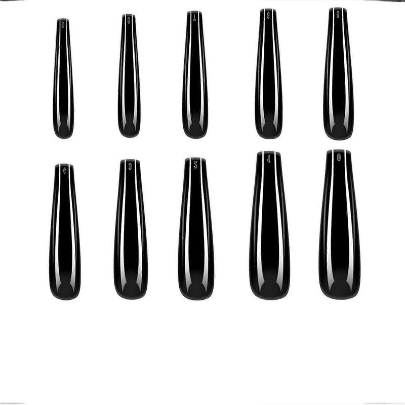 UV Nail Glue Included, Clear Acrylic False Nail Tips For Salon And Home DIY Projects