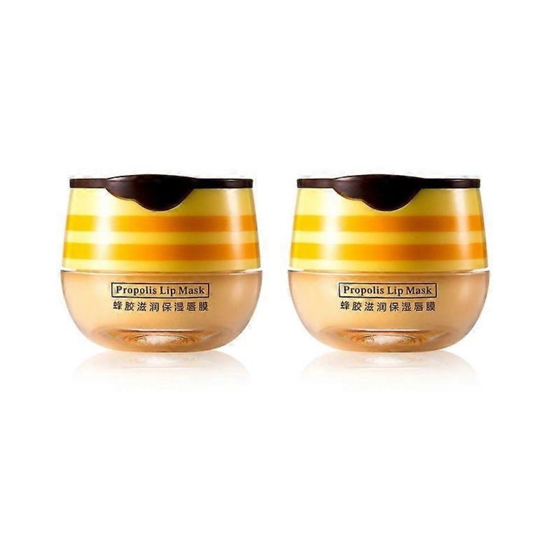 1/2/3PCS Bee Balm Lip Balm Honey Pot Propolis Moisturizing Honey Mask Lip Lip Balm - SNNGV 4ml