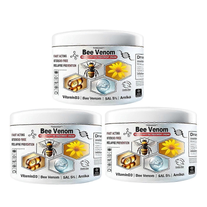 Bee-Venom Anti-Itch Cream for All Skin Types Multi-Symptom Treatment
