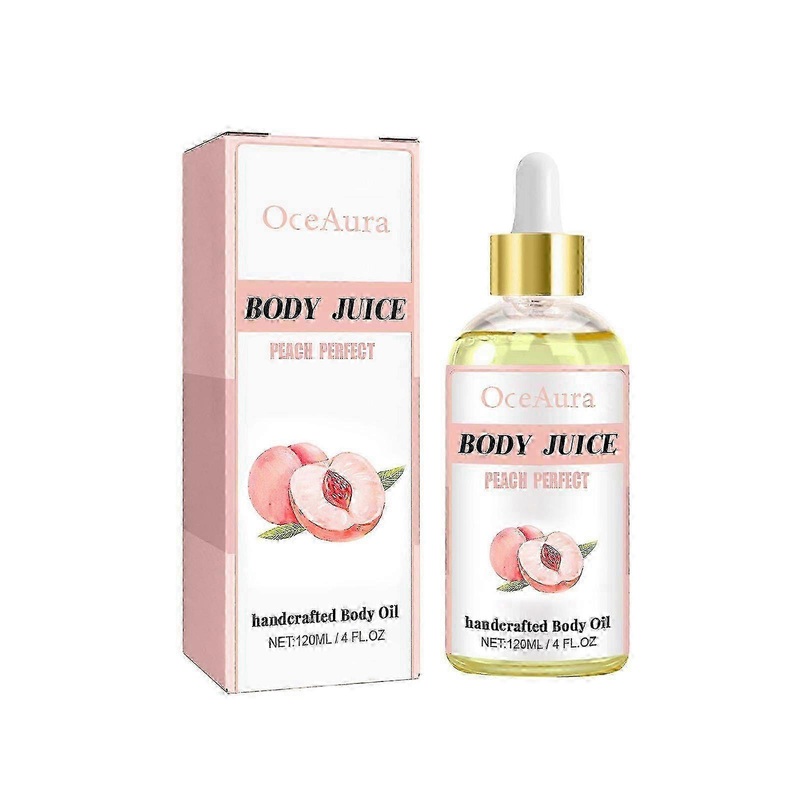 Body Juice Oil Body Juice Oil, 120ml Body Juice Oil Cinnamon Bun, Peach Body Oil, Cake Body Oil, Body Oil, Moisturizing Body Oil