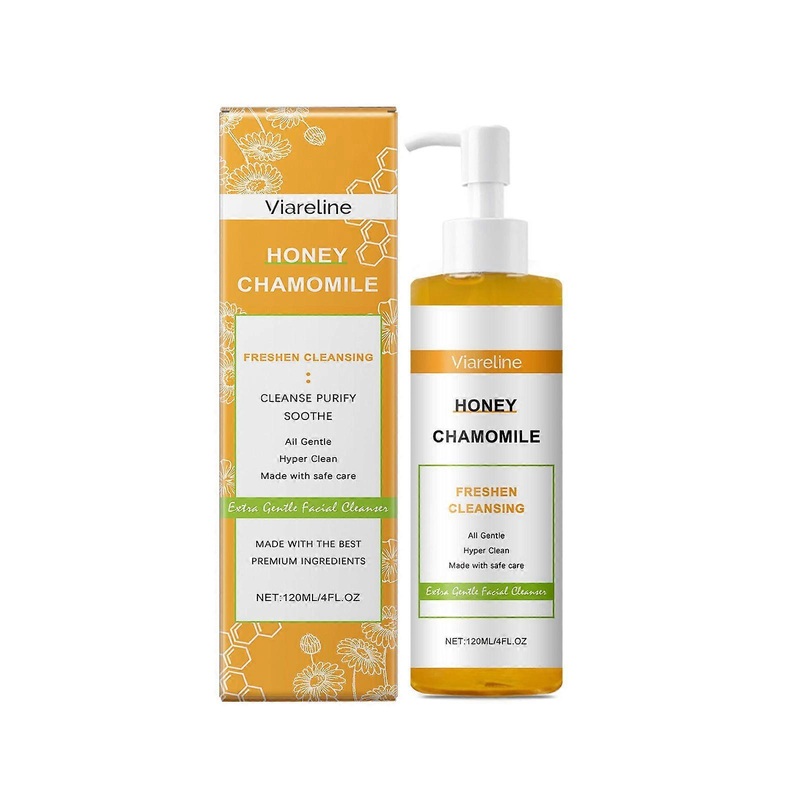 Extra Gentle Face Cleanser for Sensitive Skin - Natural Facial Wash with Honey & Chamomile Cleanses, Balances & Soothes - Reduces Pores & Blackheads