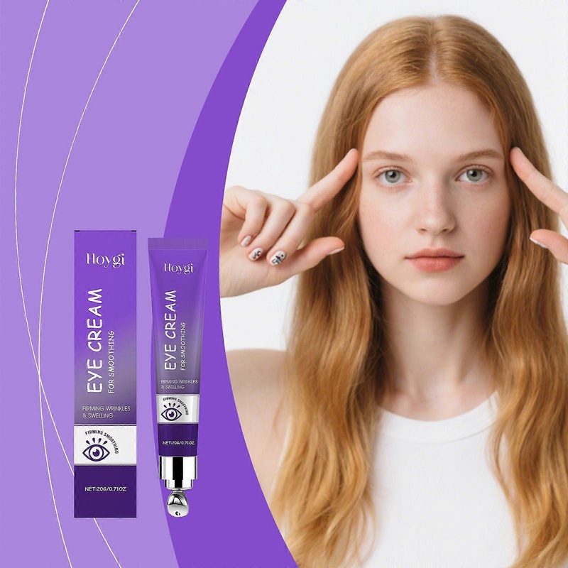 Eye Cream Anti Aging, Dark Circle Under Eye Cream with Roller, Eyes Bags Treatment, Undereye Dark Circles Puffy Eye Bag Remover for Tightening Wrinkle