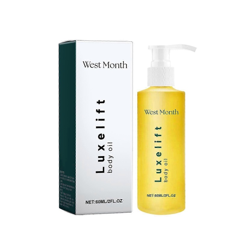 Firming Body Oil with Coffee Extract & Shea Butter - Moisturizing Skin Treatment, 60ml