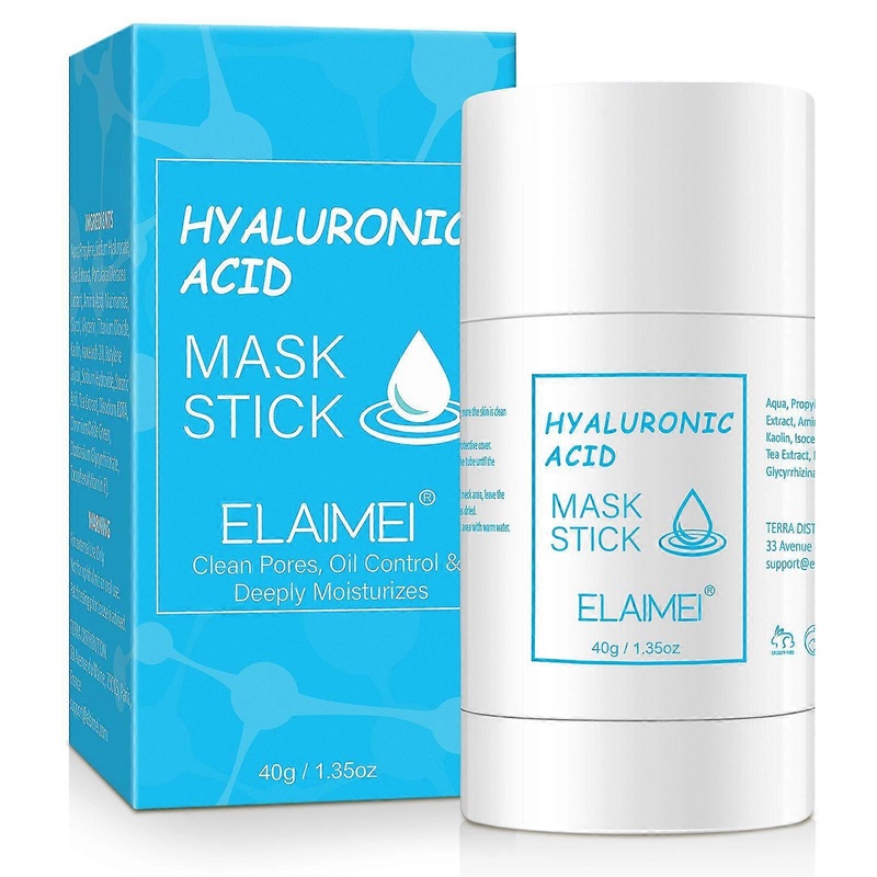 Hyaluronic Acid Solid Mask, Face Mask, Lubricating Mask, Mask Clay Stick, Stick Deep Cleansing Mask, Purifying & Clean Pore Solid Mask, Pore Shrinking