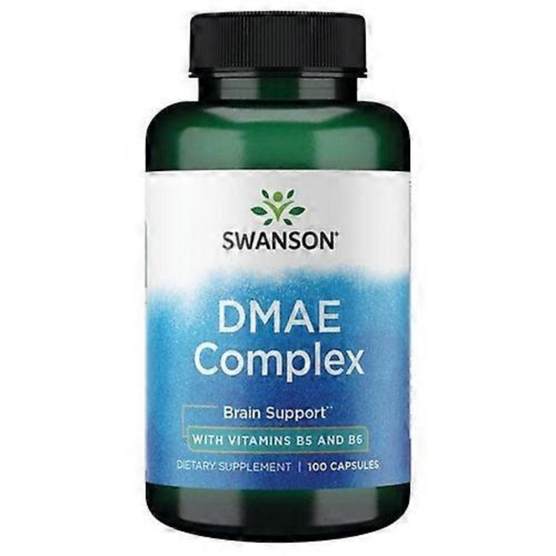 Swanson Vitamins DMAE Complex With Vitamins B5 And B6,130 Mg,100 Caps