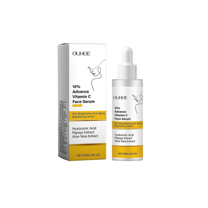 Vitamin C Facial Essence - Hydrating Serum with Papaya & Aloe for Glowing Skin, 30ml