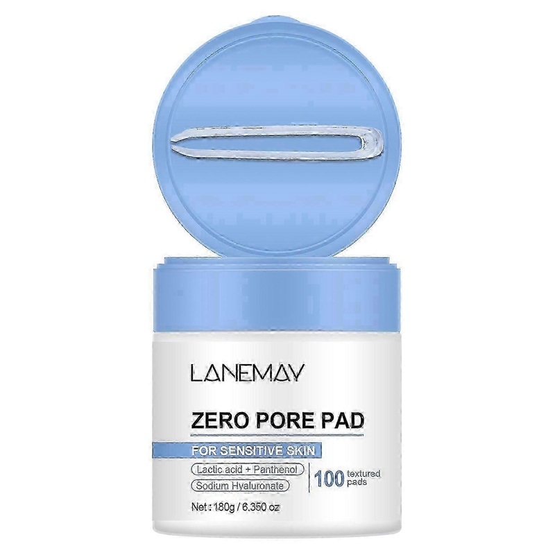 Zero Pore Pads, Dual-Textured Facial Toner Pads for Exfoliation and Pore Care, Deep Cleansing & Pore Minimizing, Smooths Skin Texture & Brightens