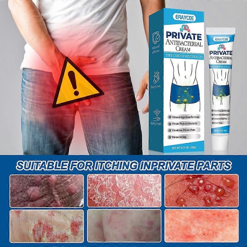 1/2/3pc Antibacterial Cream Men's Anti-Itch Cream Relieves Itching and Discomfort