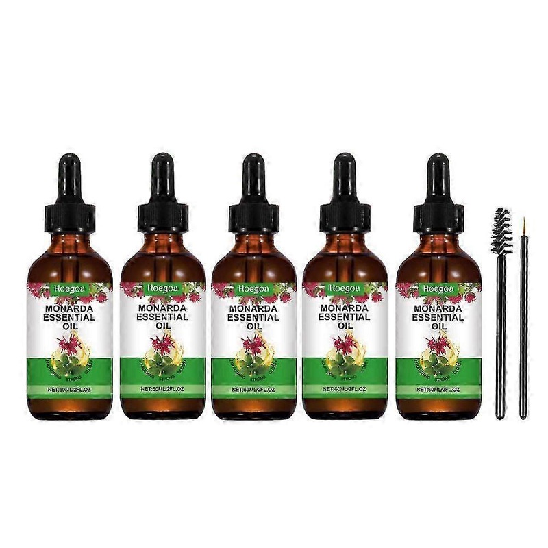 1-5pcs Monarda Essential Oil Rosemary Essential Oil Hair Care Oils Pure Natural 60ml Hair Essential Oils For Hair