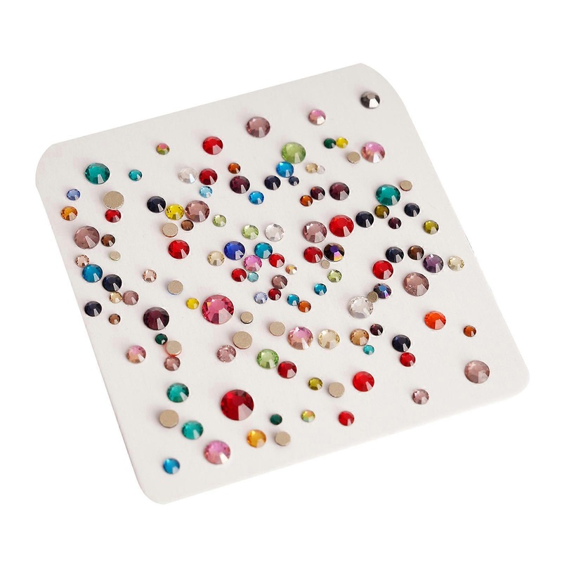 100pcs Flatback Glass Rhinestones Nails Art for DIY Projects and Clothing Embellishments Crafts and Sewing  Mixed color small ro