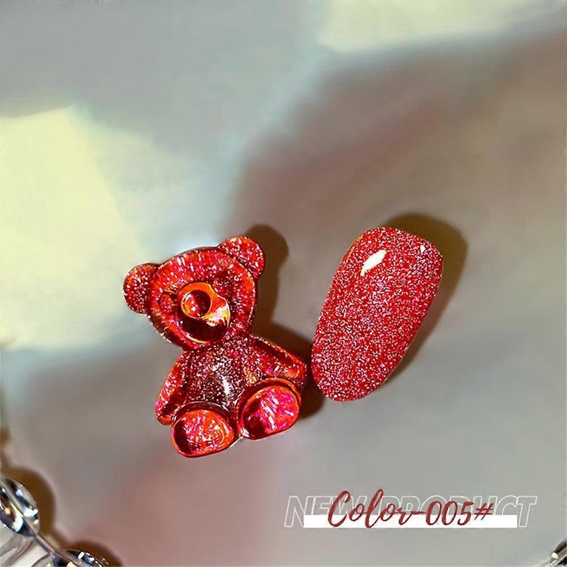 15Colors Glitter Gel Nail Polish Sparkling Sequins Semi Permanent Soak