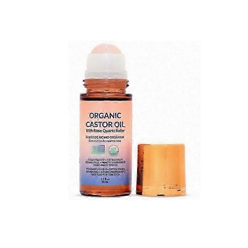 Castor Body Oil Roll-On with Rose Quartz 50ML