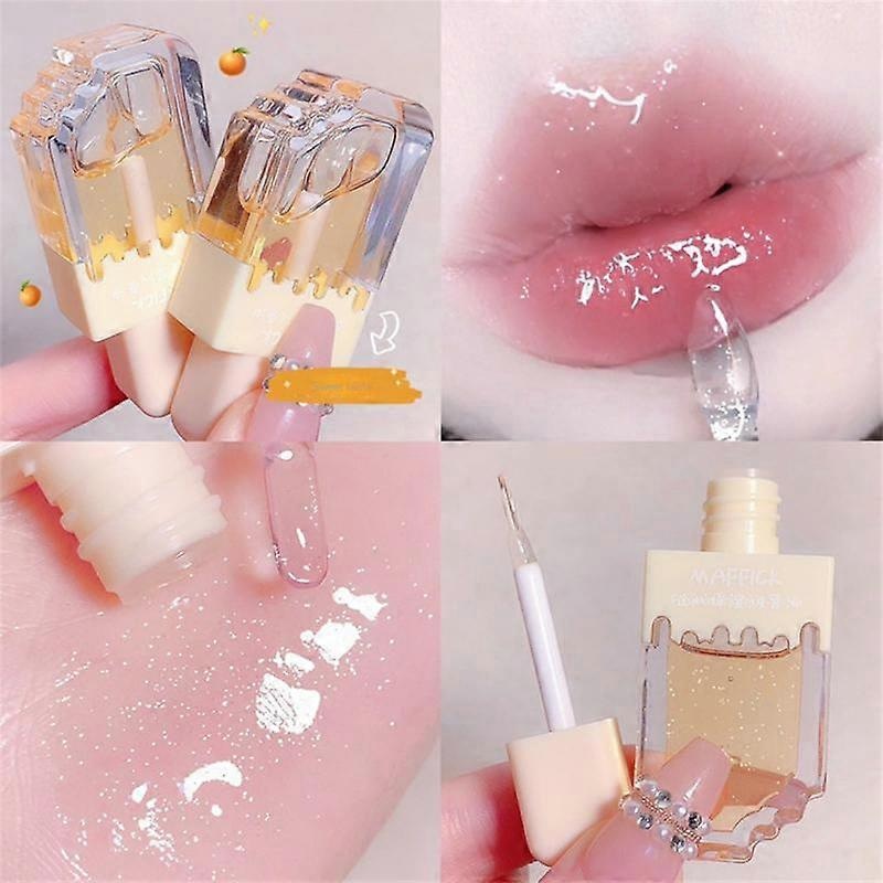 Jelly Lip Oil Moisturizing Lip Gloss Hydrating Water Light Lip Balm Hydrating