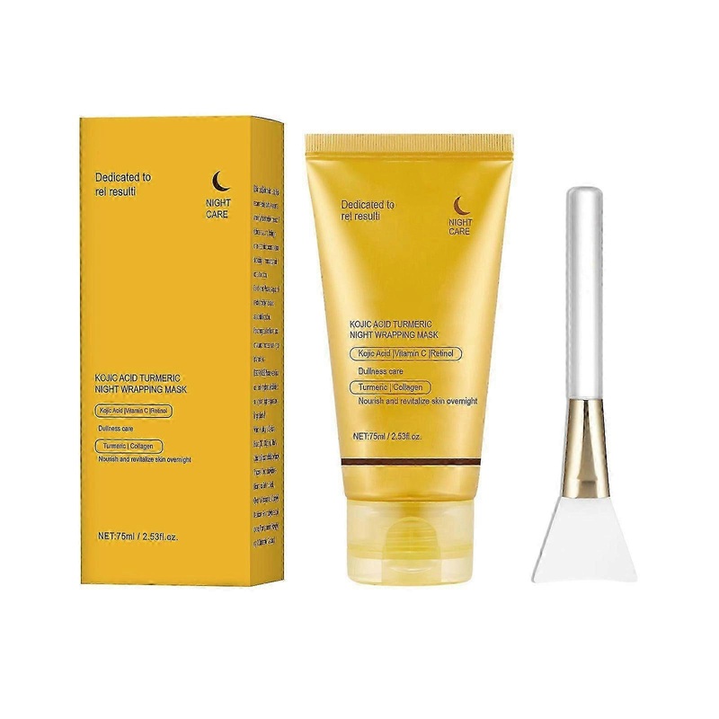 kojic acid turmeric overnight mask for glowing skin