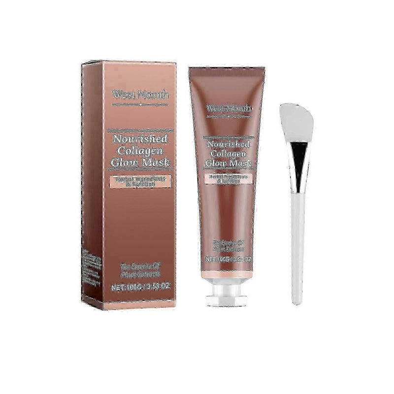 West Month Collagen Tear Mask Moisturizes, Moisturizes, Rejuvenates, Moisturizes And Brightened Collagen Mask