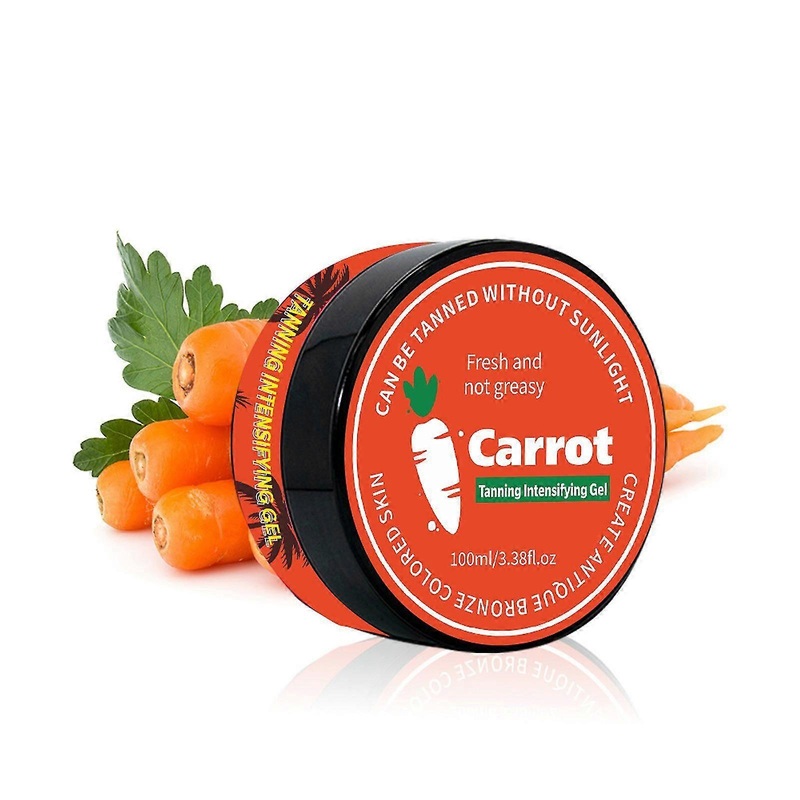 3PCS Carrot Tanning Booster Indoor And Outdoor Tanning Cream Natural Ingredients Advanced Tanning Booster 100ML
