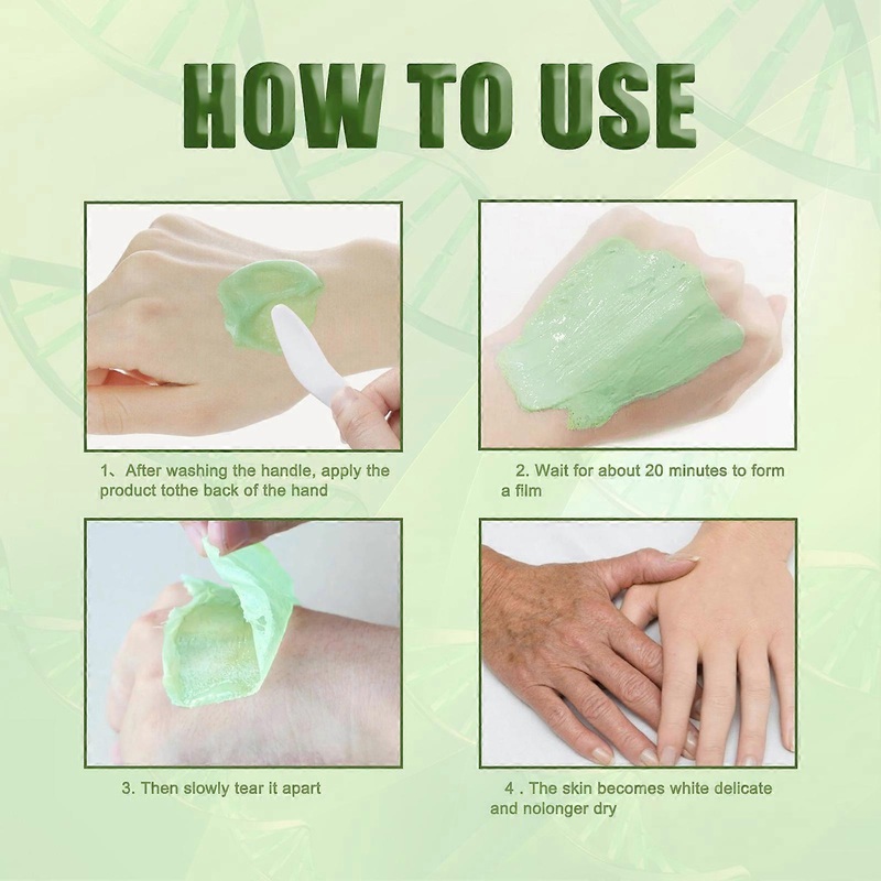 JAYSUING 50g Geen Tea Anti-aging Mask Soften Cutin Nourishing Moisturizing Whitening Tender Hand Cream