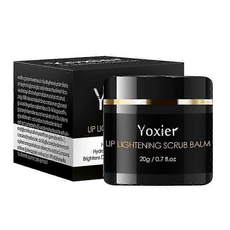 Lip Lightening Scrub Balm Lightens Dark Lips Moisturizing Repair Anti-aging Brightening Hyaluronic Acid