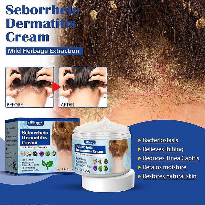 Seborrheic Dermatitis Cream, Psoriasis Cream, Scalp Treatment for Psoriasis, Anti-Itch Cream, Provides Soothing Relief(1pcs)