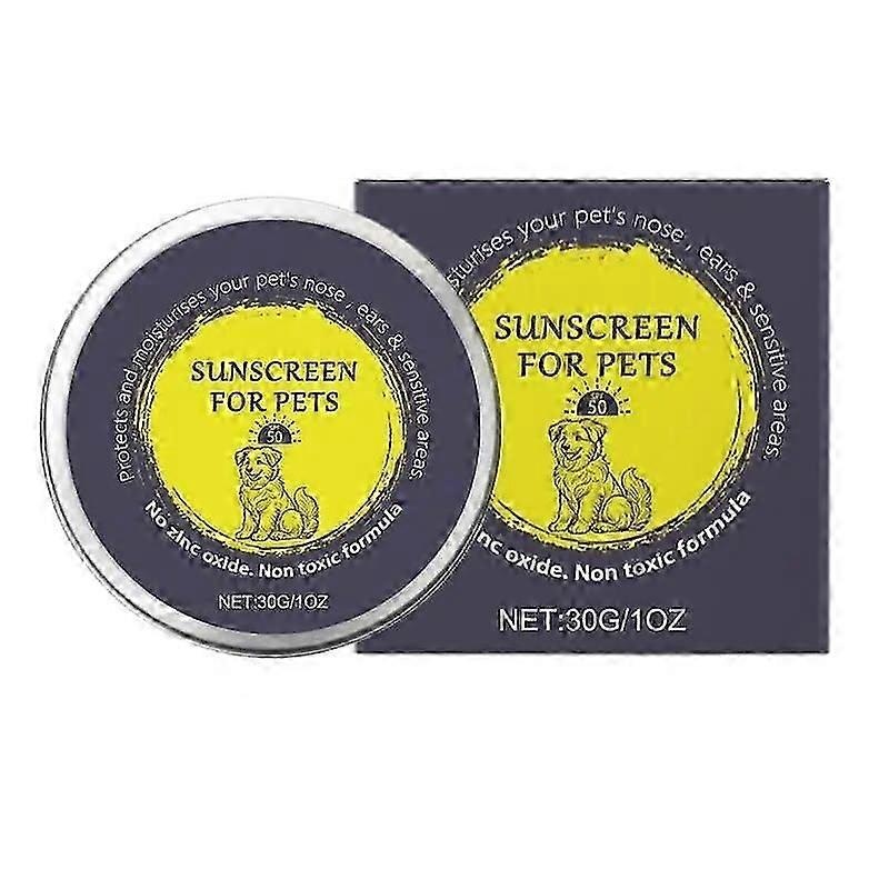 Sunscreen For Dogs Nose 30g Moisturizing Pet Sunblock Balm Cat Dog Moisturizer Skin Care For Travel Camping Walking Hiking