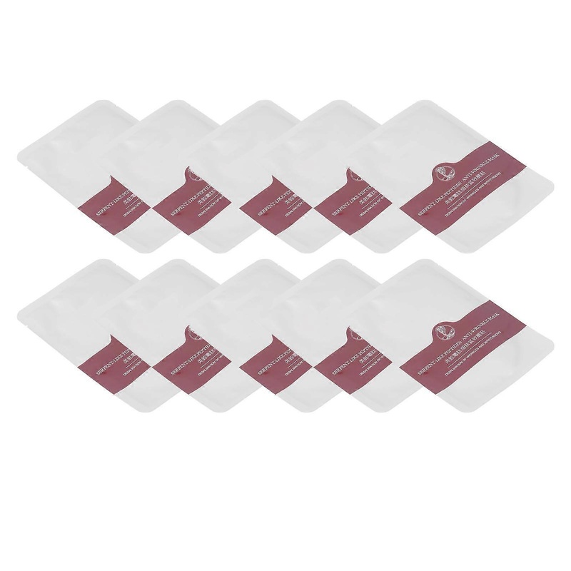 10Pcs Forehead Wrinkle Patch Easy Absorption Anti Wrinkle Forehead Patch Sleeping Mask for Home Travel 6g