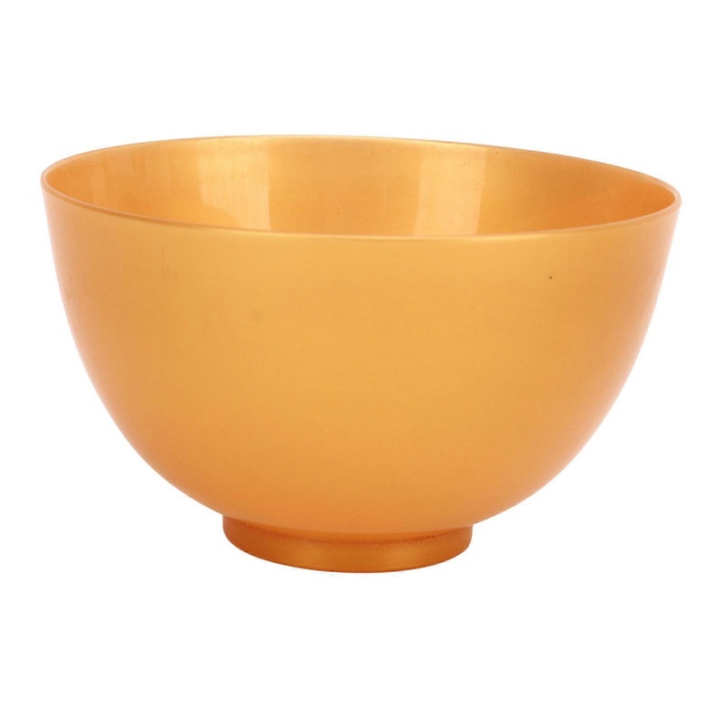 10pcs Mask Bowl Golden Plastic Reusable Lightweight Facial Mask Mixing Bowl for Makeup