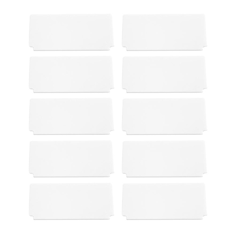 10pcs Professional Plastic Partition Baffle Plate for Fake Nail Display Box Container Case