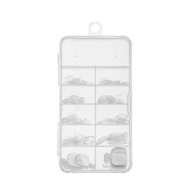 200 PieFake Toenails, 10 Sizes False Toenails Full Cover Artificial French Toenails Fake Toenail Tips With Box For Nail Salons And Nail Art Diy