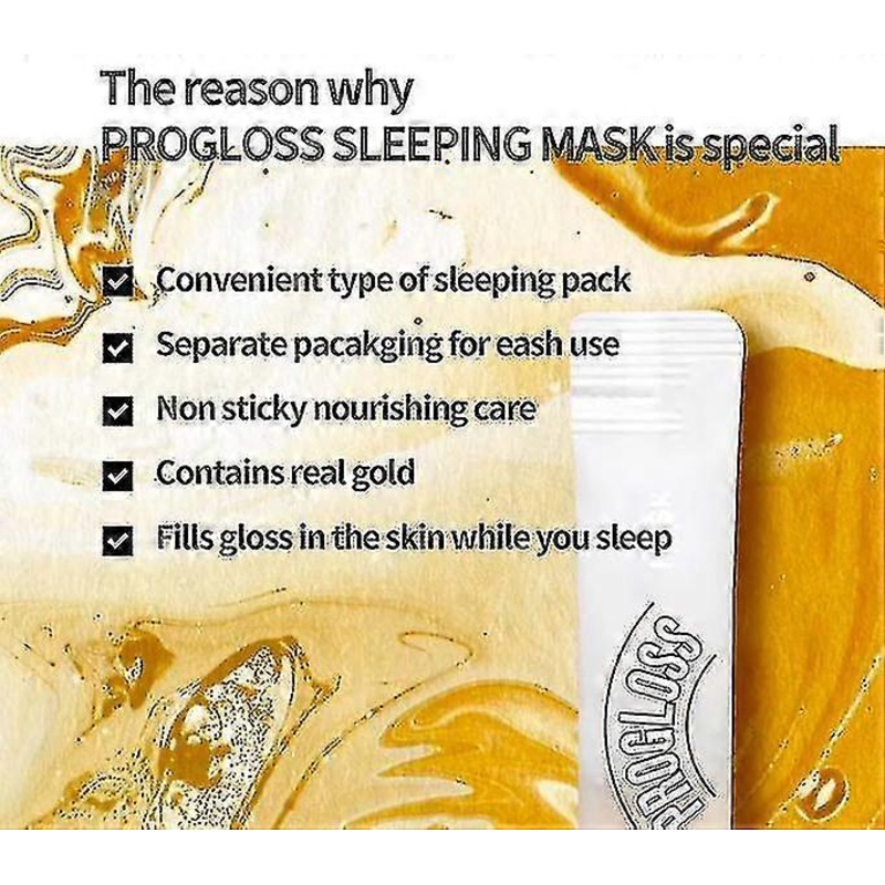 20pcs Moisturizing Sleeping Mask Whitening Skin Shrink Pores Nourishing Facial Mask