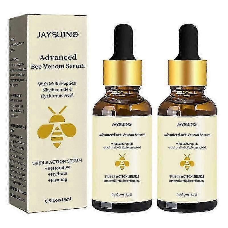 2Pcs Advanced Bee-Venom Serum Anti-Aging Moisturizer for Face and Neck Nourishing