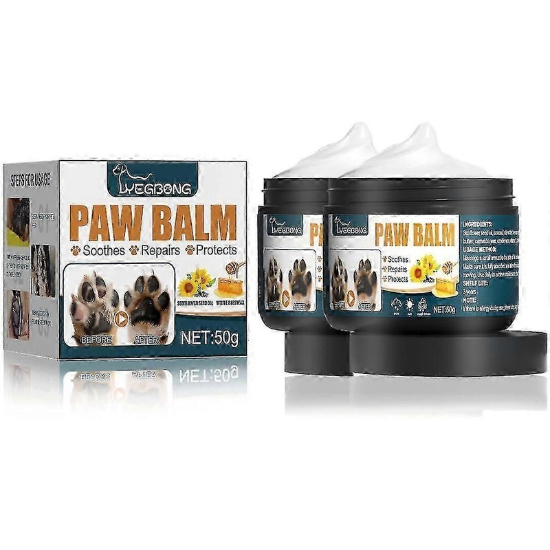2pcs Yegbong Pet Paw Balm, Dog And Cat Foot Pads, Anti-drying, Moisturizing And Sole Care Balm-8165193844175