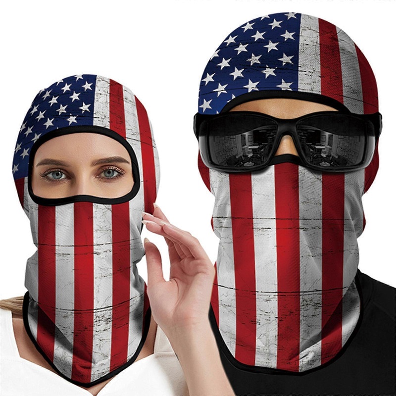 Black Balaclava Ghosts Skull Full Face Mask, Windproof Ski Mask Motorcycle Face Masks Tactical Hood