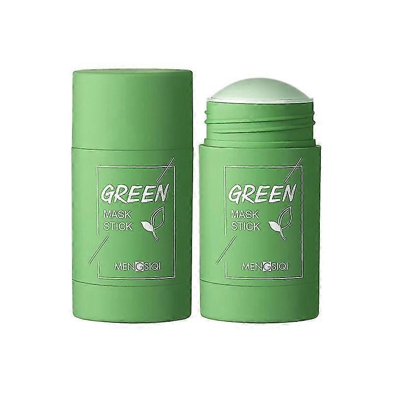 Cleansing Mask Solid Mask Stick Green Tea Eggplant Oil Control Moisturizing Shrink Pores Remove Blackheads