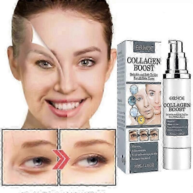 Eelhoe Collagen Boost Serum Anti-Aging Dark Spot Corrector Wrinkle Cream Fade Fine Lines Skin Tightening Women Face Skin Care