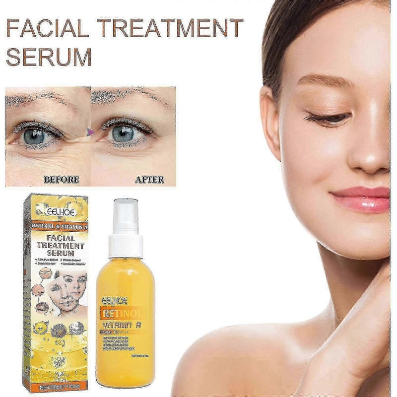 EELHOE Retinol Anti-Wrinkle Essence Spray fades fine lines around the eyes, tightens pores, and brightens the skin -7078395560327