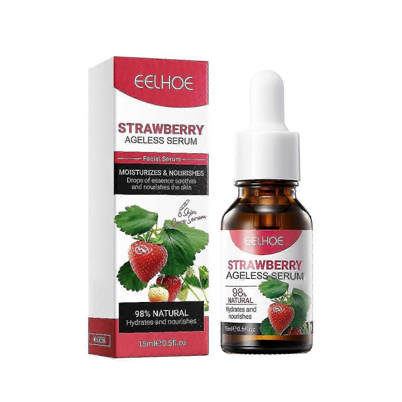 Eelhoe Strawberry Anti-wrinkle Essence Facial Moisturizing Firming Anti-wrinkle Early Old Law Line Brightening Skin Essence