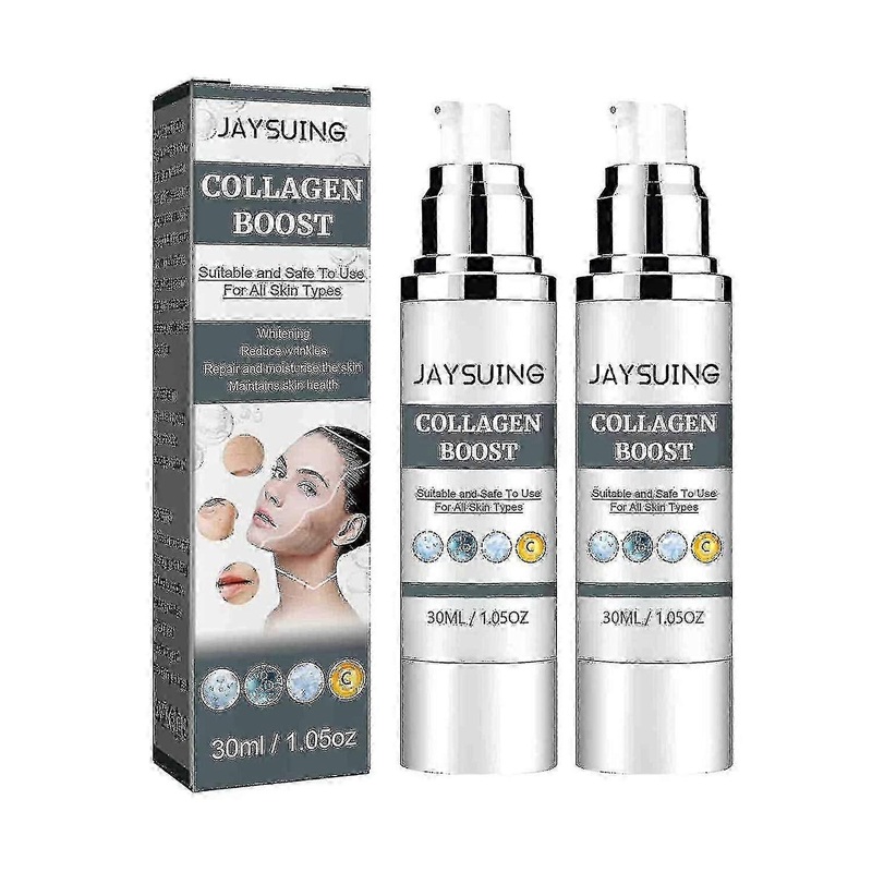 Jaysuing Collagen Anti-aging Serums, Wrinkle Removing And Whitening Essence, Locks In Moisture, Eliminates Wrinkles, Brightens Skin () 2PC -3391117662