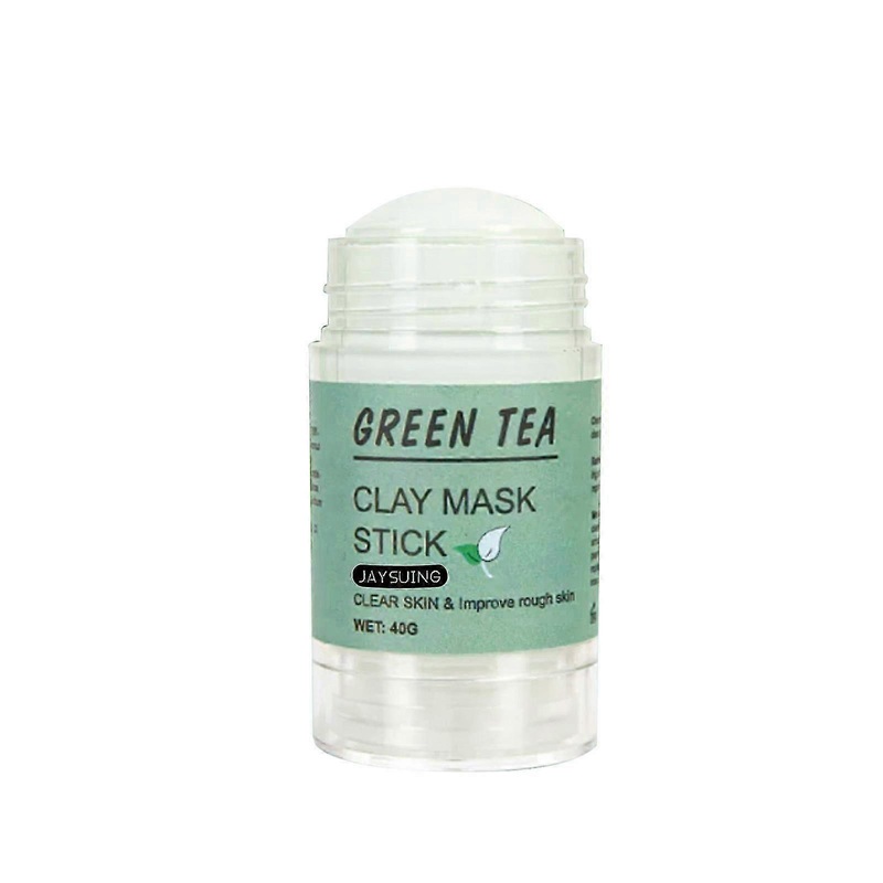Jaysuing Green Tea Clay Mask Stick For Tightening Pore And Deep Cleansing Mask Sticks For Desalination And BlackheadRemoving Mask Sticks  40G