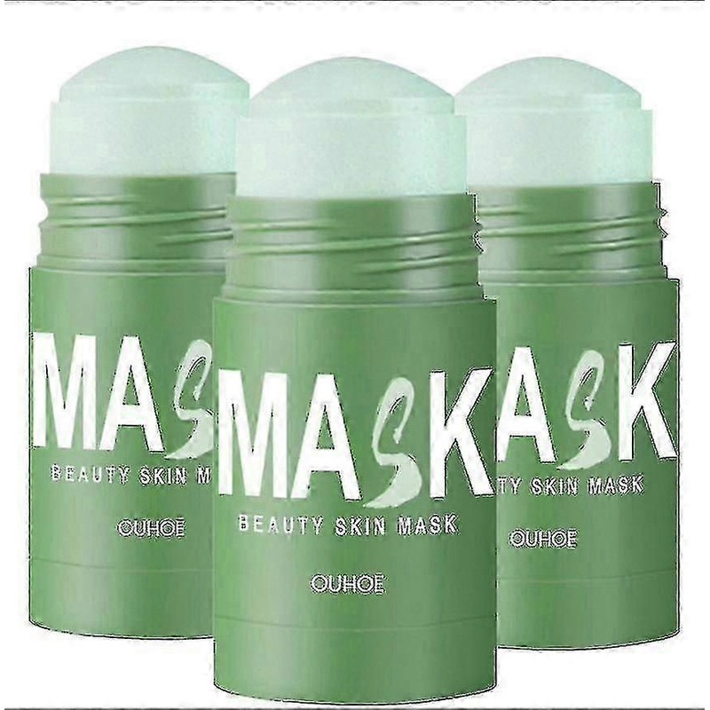 Ouhoe Green Tea Mask Stick Acne Blackheads Facial Deep Cleansing Tightening Pores Smear Mask Mud Skin Care Mask Mar.3.27      3PCS-3672701902166