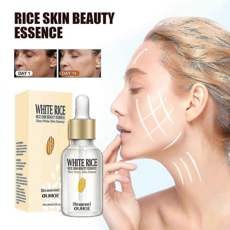 Rice Anti-Wrinkle Essence Hydrating, Moisturizing, Skin Barrier Repair, Fading Spots and Fine Lines, Firming, Whitening, Anti-Aging Skin Care Ki-43950