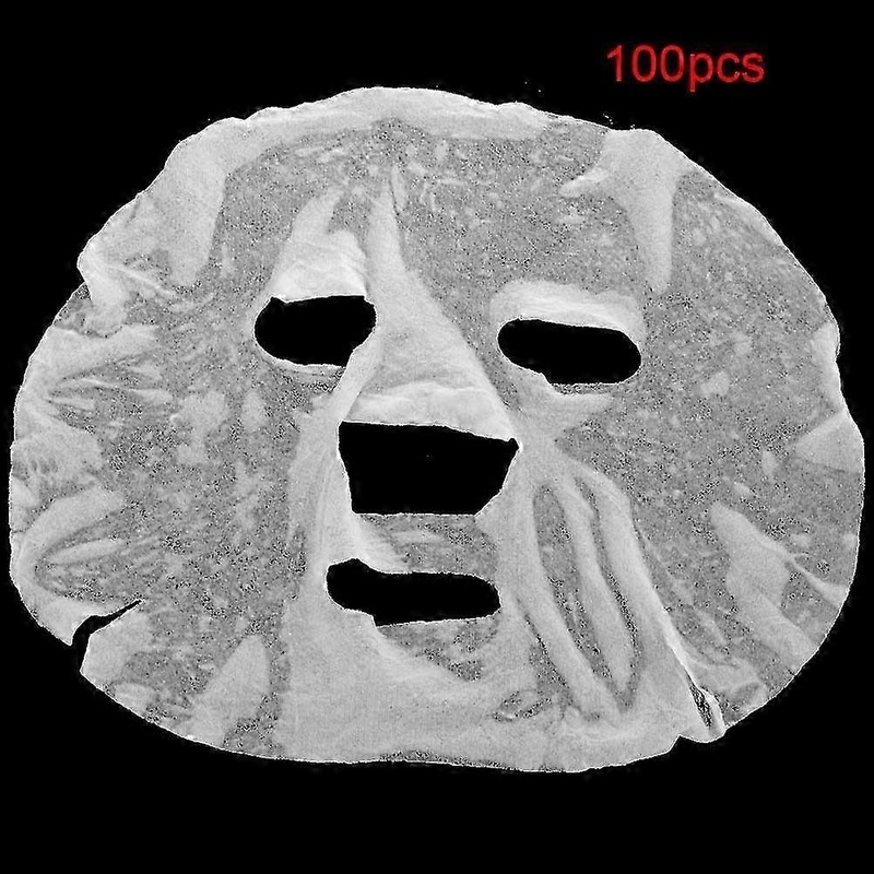 100 Pcs Non-Woven Fiber Facial Masks - Compressed Skin Care Solution