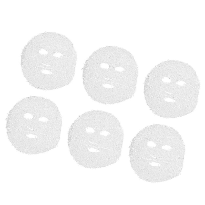 100pcs Precut Gauze Facial Mask Sheets - Ready-to-Use Face Masks