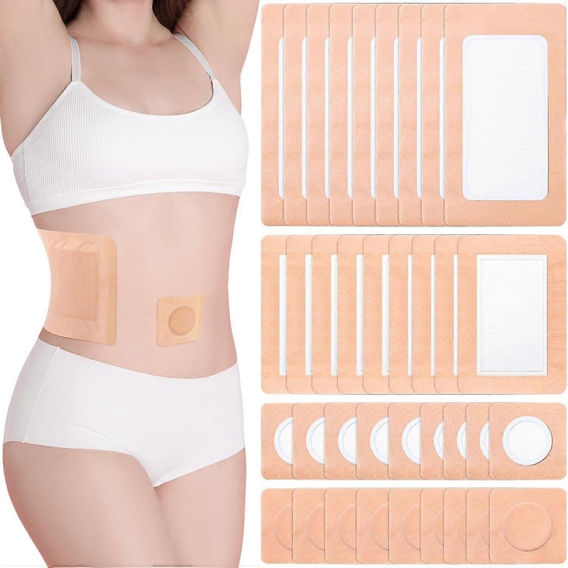 2025 High quality brand new  120 Pcs Castor Oil Patches Kit Disposable Castor Oil Pack Wra