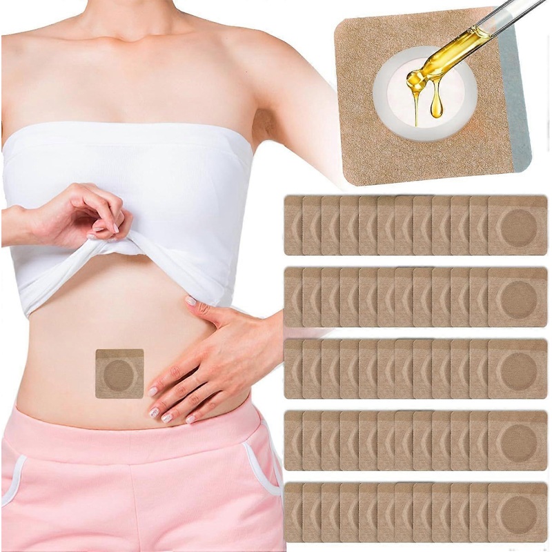 2025 High quality brand new  50Pcs Castor Oil Patches, Disposable Castor Oil Pack Wrap for