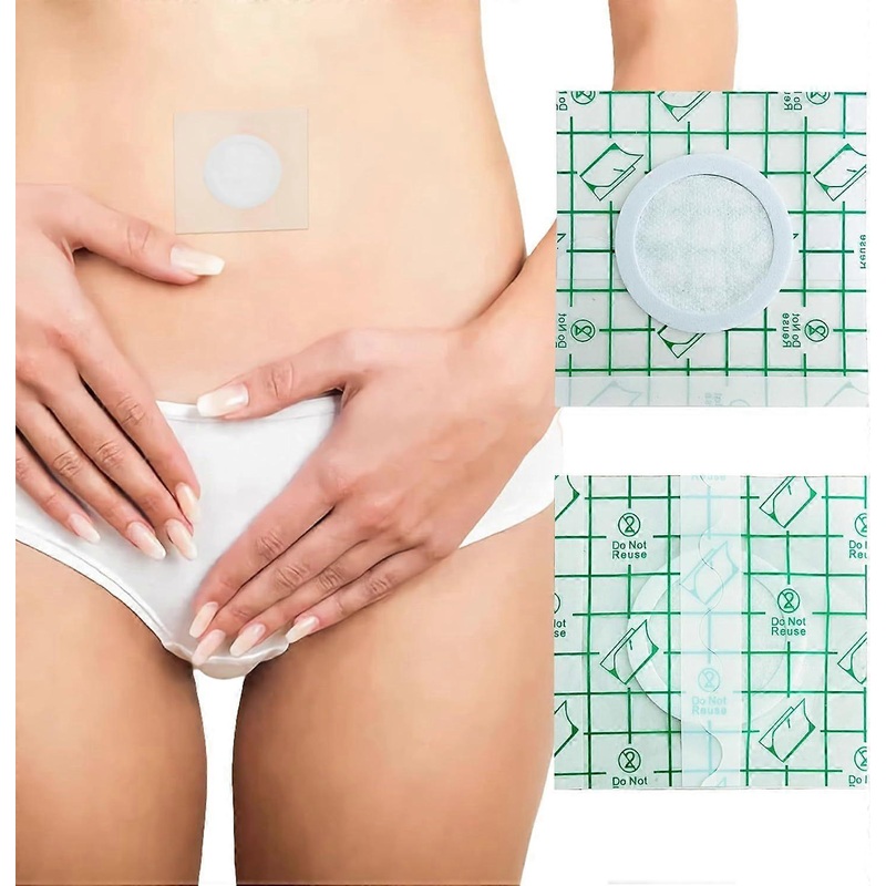 2025 High quality brand new  54pcs Castor Oil Pack Wrap for Belly Button, PU Film Transpar