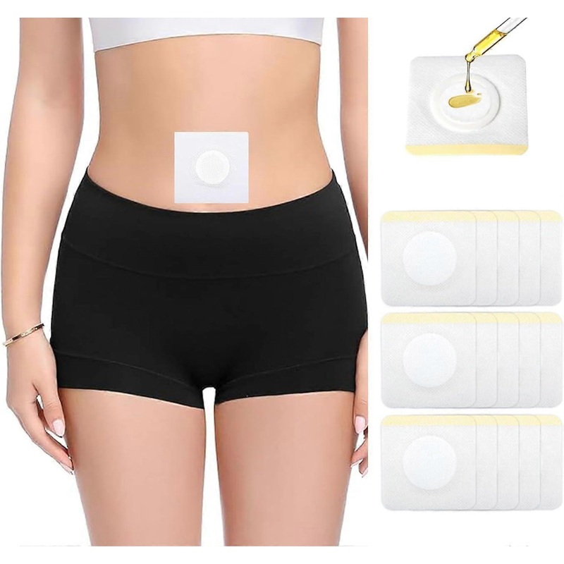 2025 Latest Model  100pcs Disposable Castor Oil Pack Wrap Belly Button(Oil Not