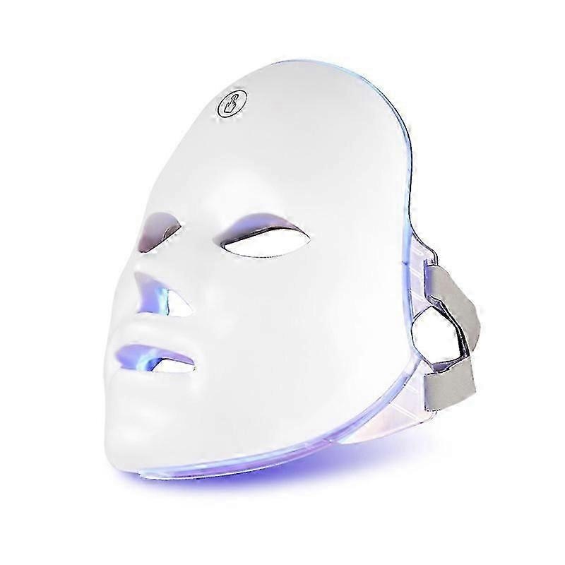 7 Colors Led Facial Mask Acne Wrinkle Removal Photodynamic Led Facial Mask Wireless Use
